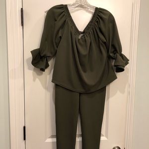 Off shoulder matching set